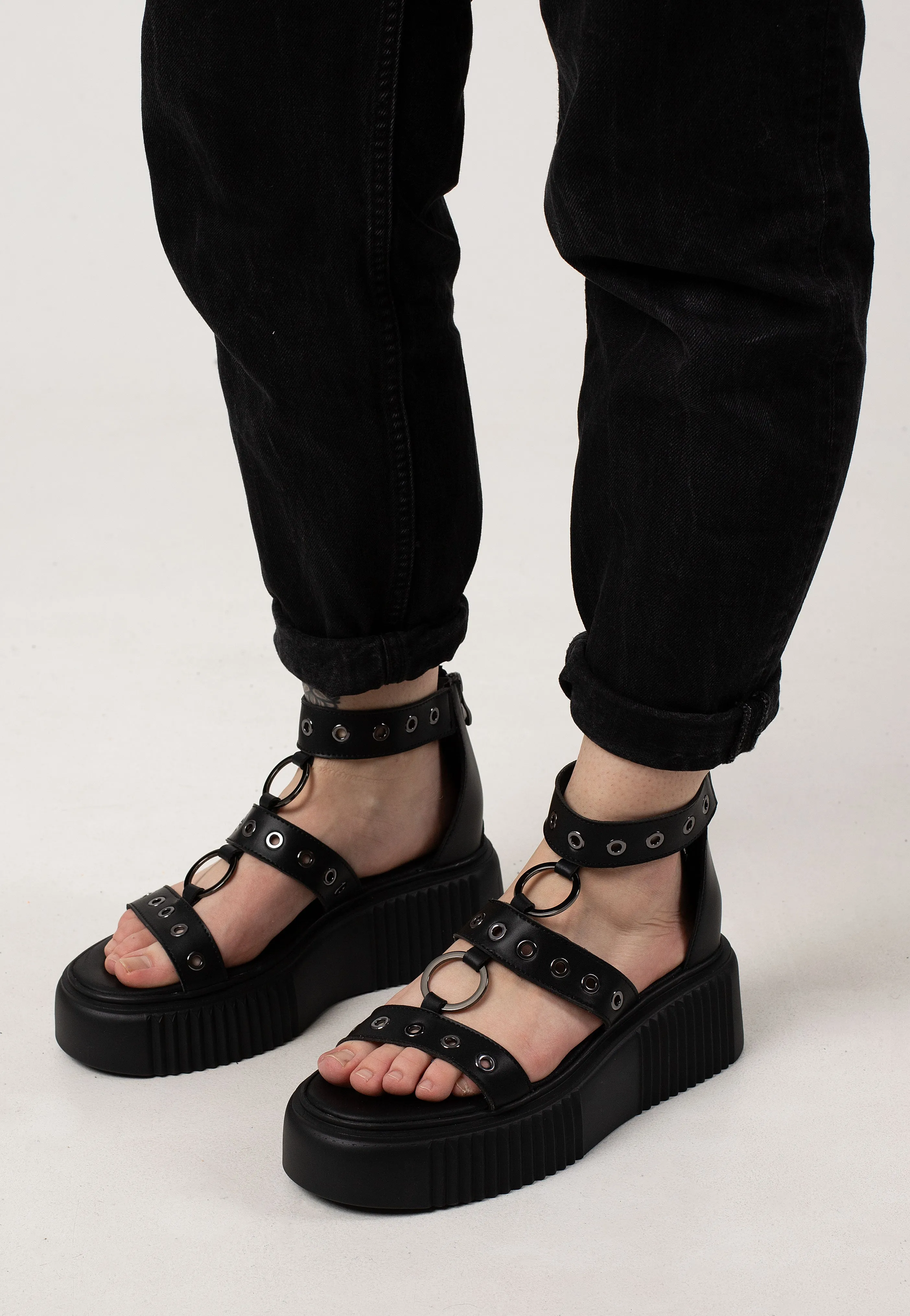 Altercore - Piper Vegan Black - Girl Sandals