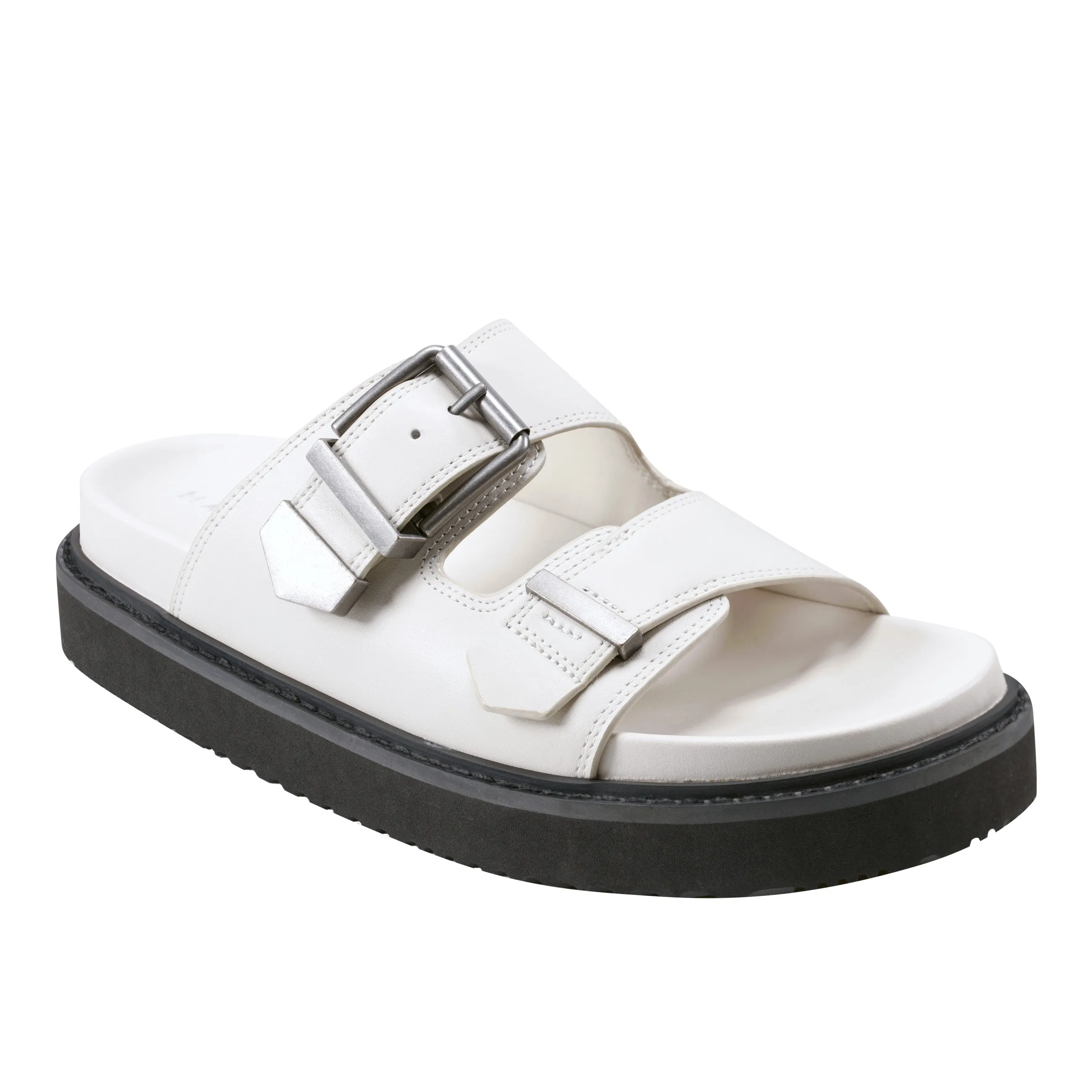 Amirra Buckle Slide Sandal -MARC FISHER