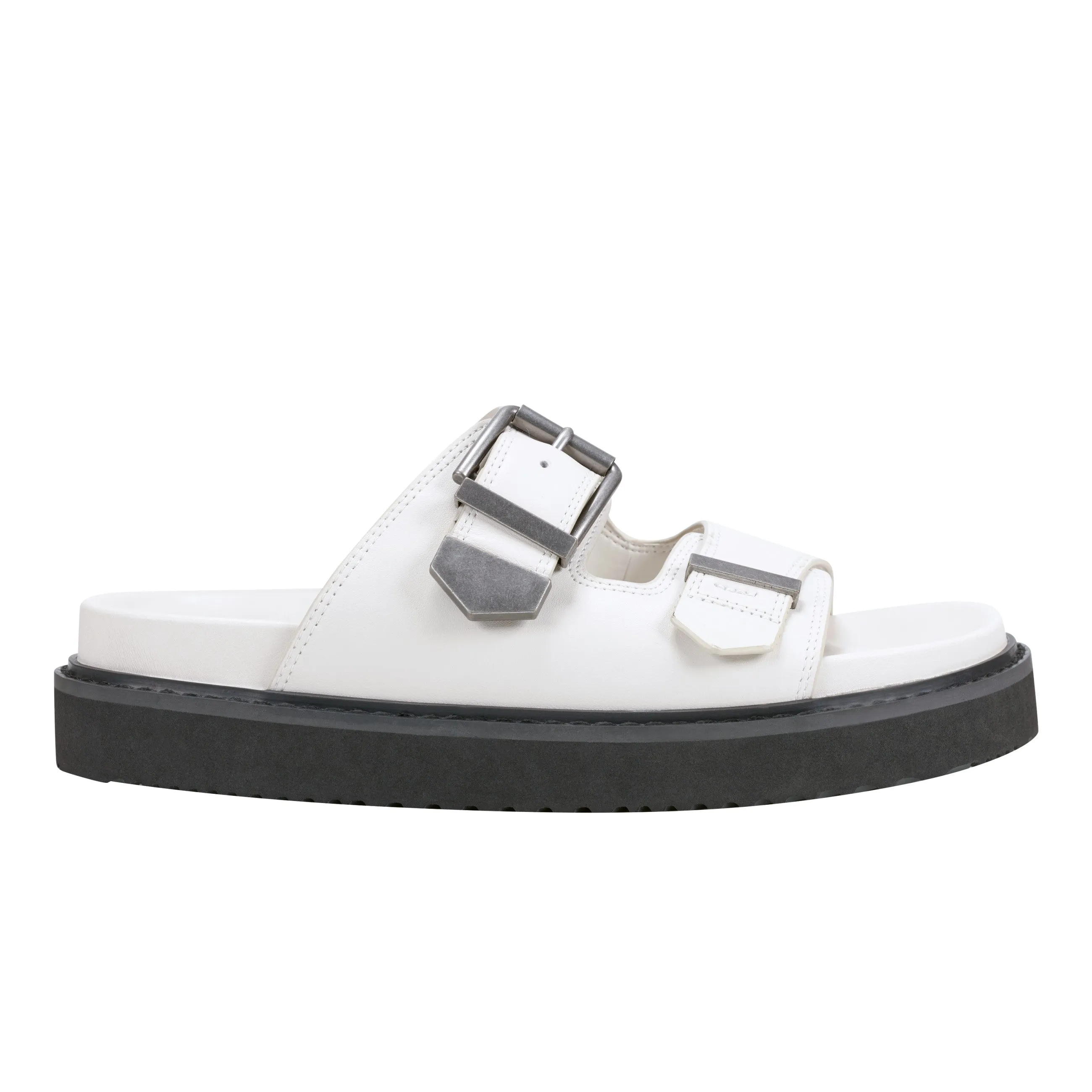 Amirra Buckle Slide Sandal -MARC FISHER