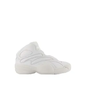 Aw Hoop Sneakers - Leather - White