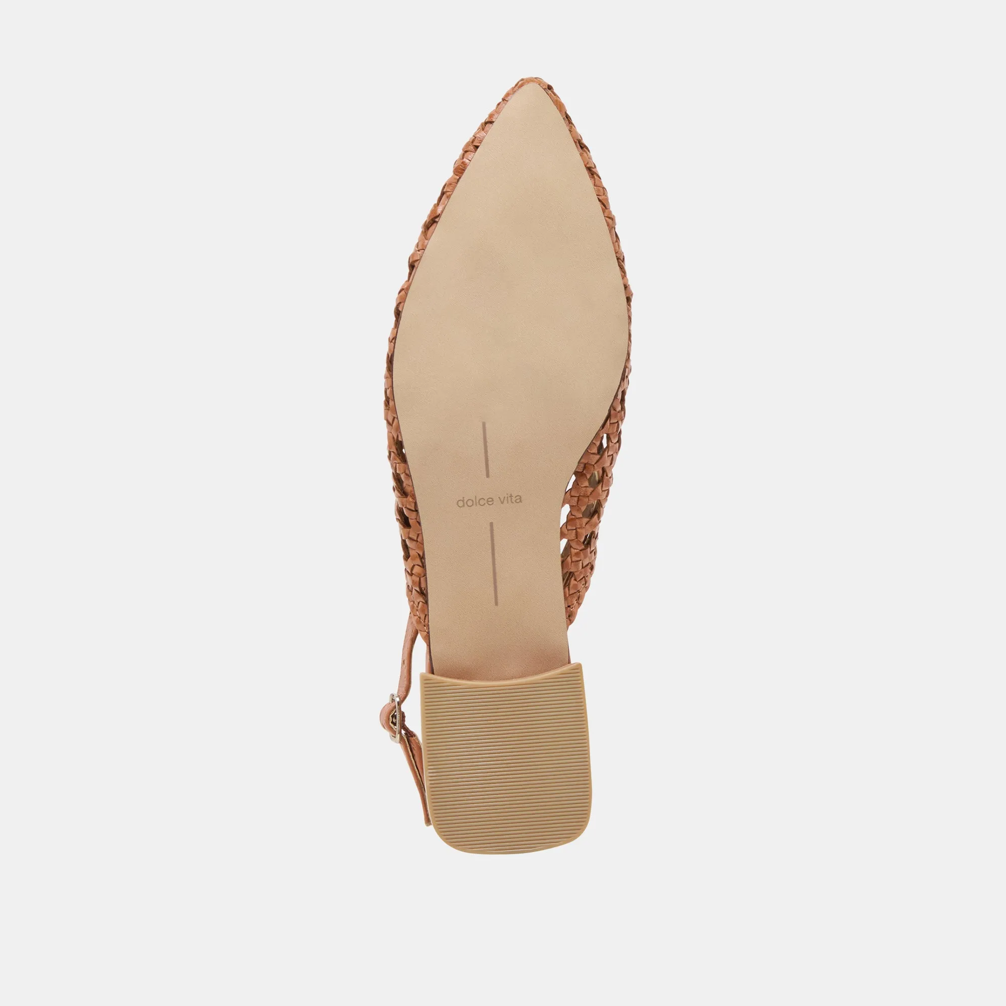 BIRDIE FLATS TAN WOVEN LEATHER Dolce Vita