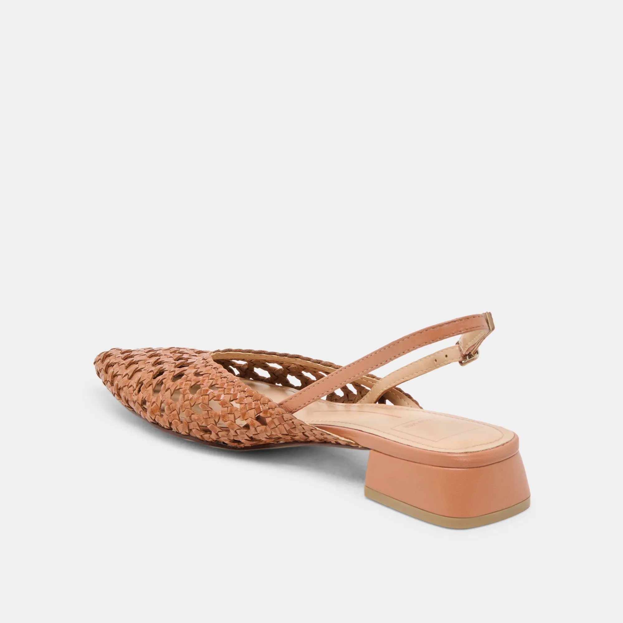 BIRDIE FLATS TAN WOVEN LEATHER Dolce Vita