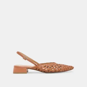 BIRDIE FLATS TAN WOVEN LEATHER Dolce Vita