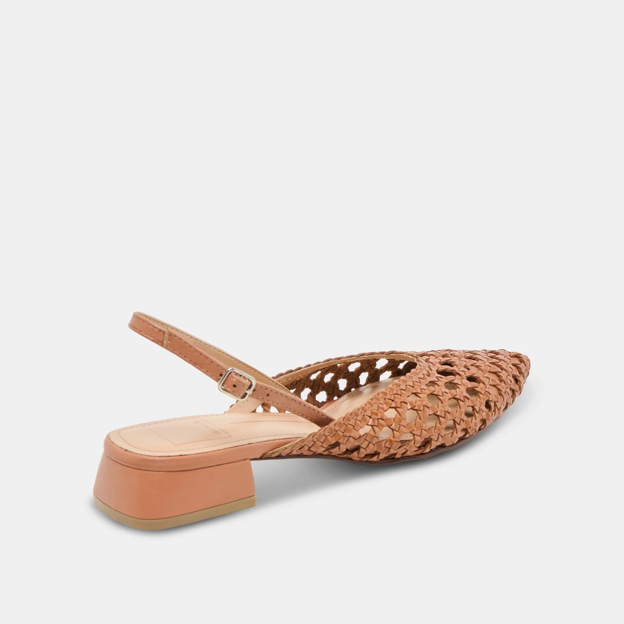 BIRDIE FLATS TAN WOVEN LEATHER Dolce Vita