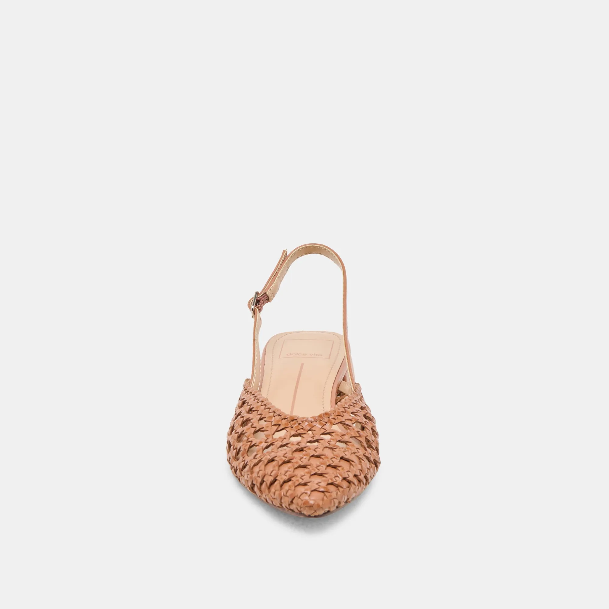 BIRDIE FLATS TAN WOVEN LEATHER Dolce Vita