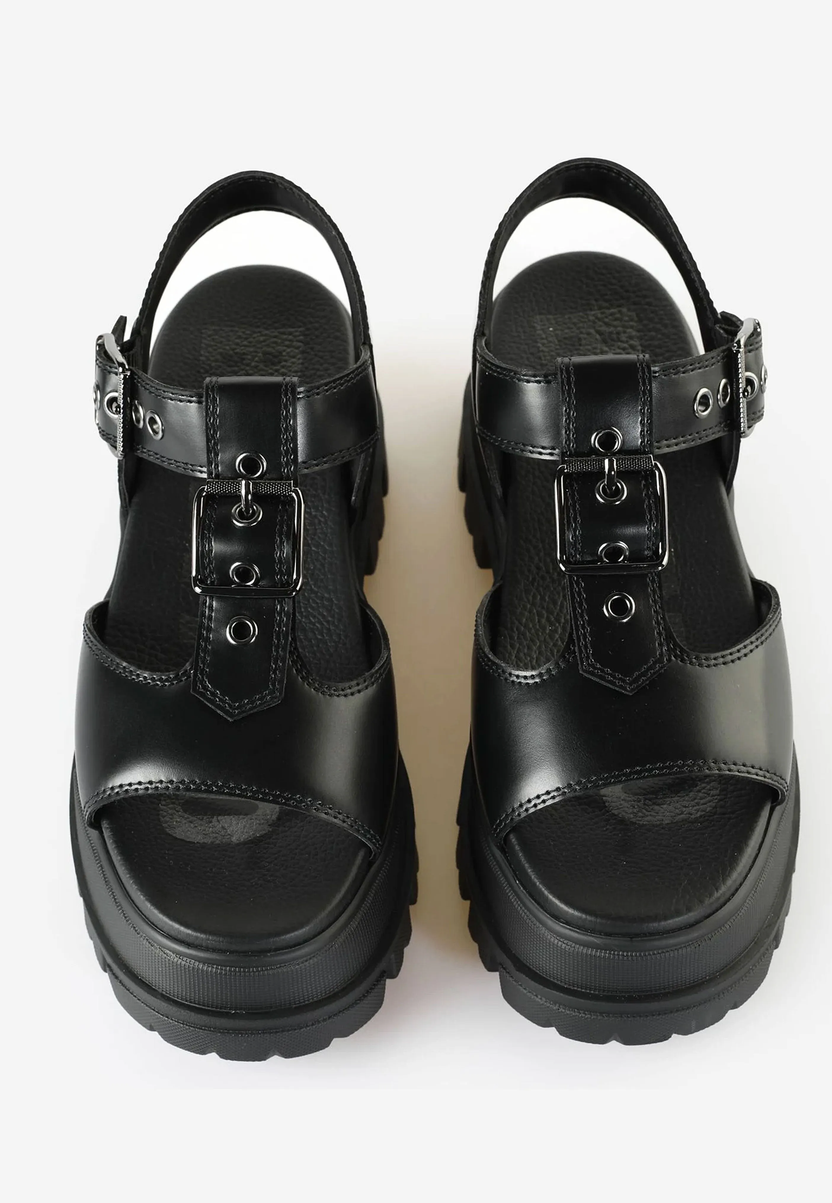 Buffalo - Aspha Jane Vegan Nappa Black - Girl Sandals