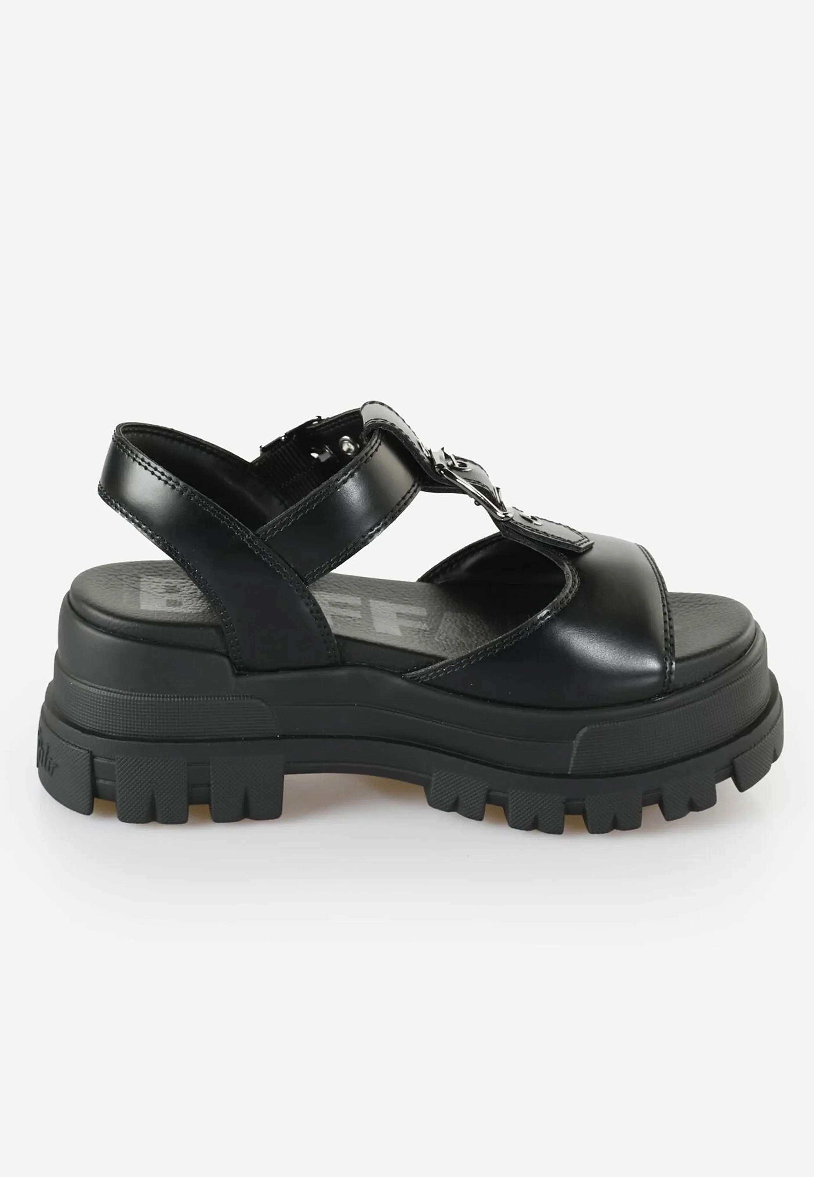 Buffalo - Aspha Jane Vegan Nappa Black - Girl Sandals