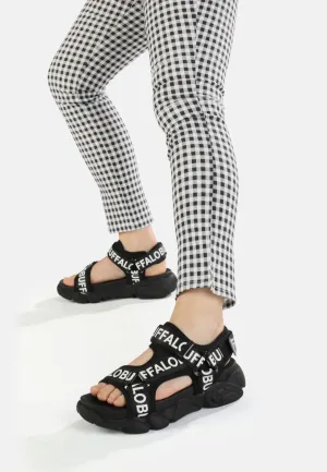 Buffalo - CLD Tec Nylon Black - Girl Sandals