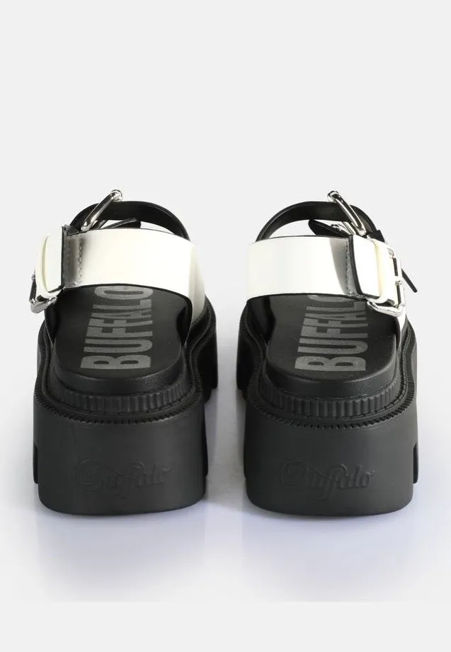 Buffalo - Flora On Vegan Nappa White - Girl Sandals