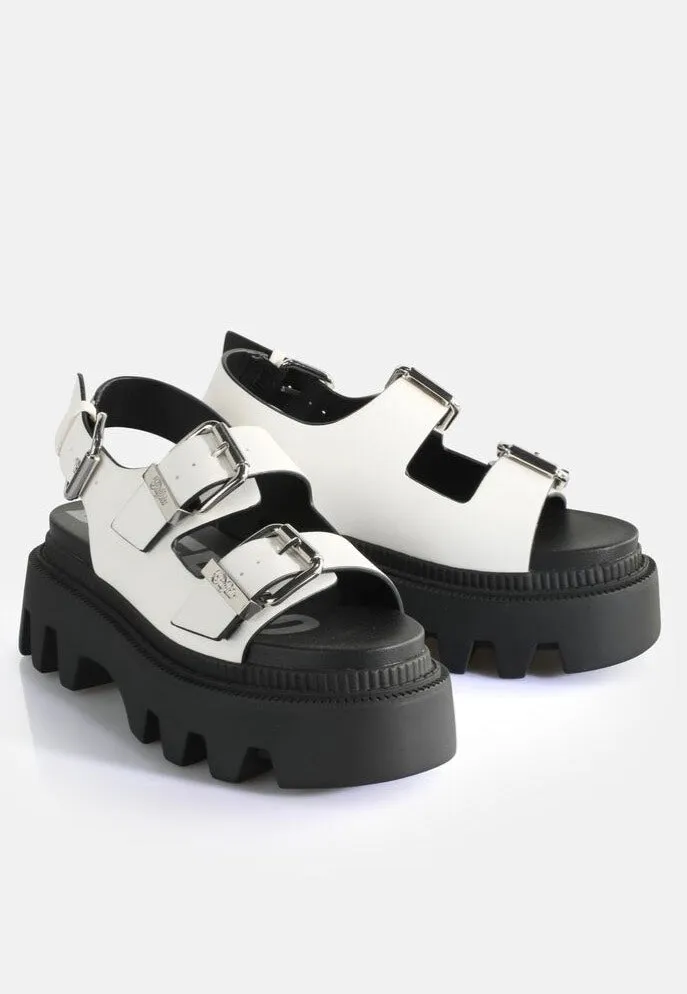 Buffalo - Flora On Vegan Nappa White - Girl Sandals