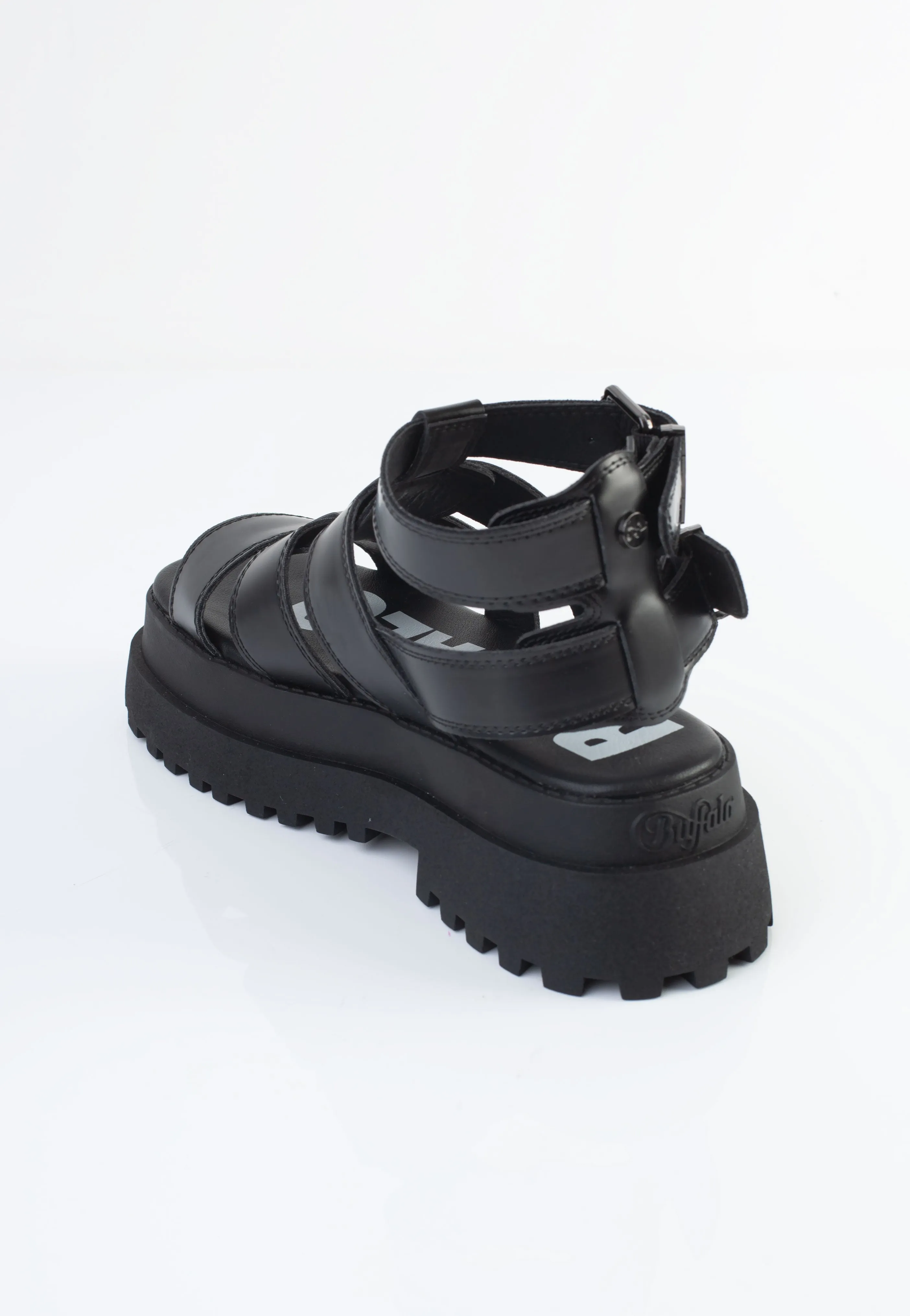 Buffalo - Pluto Vegan Nappa Gld Black - Girl Sandals