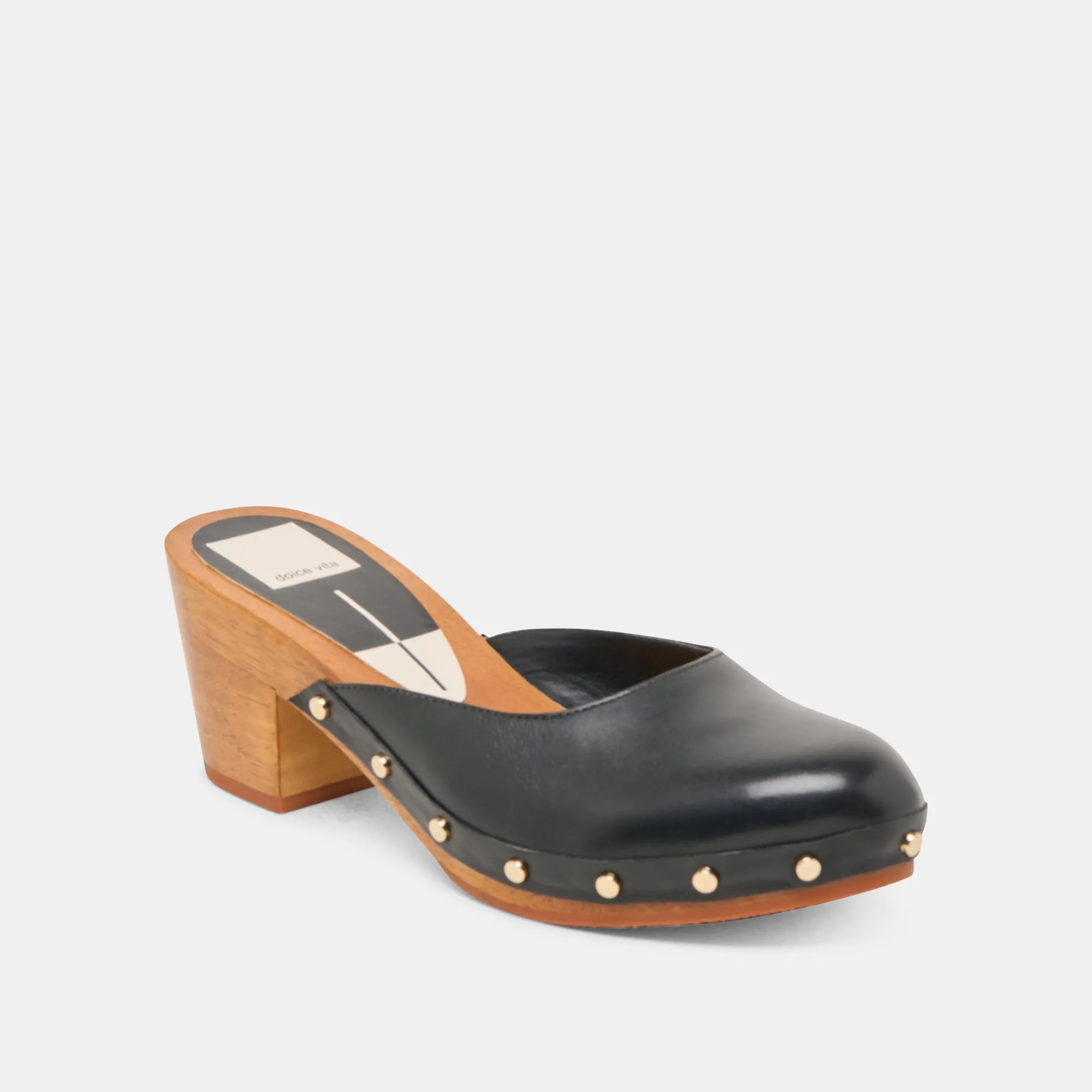 CAMYN HEELS BLACK LEATHER Dolce Vita
