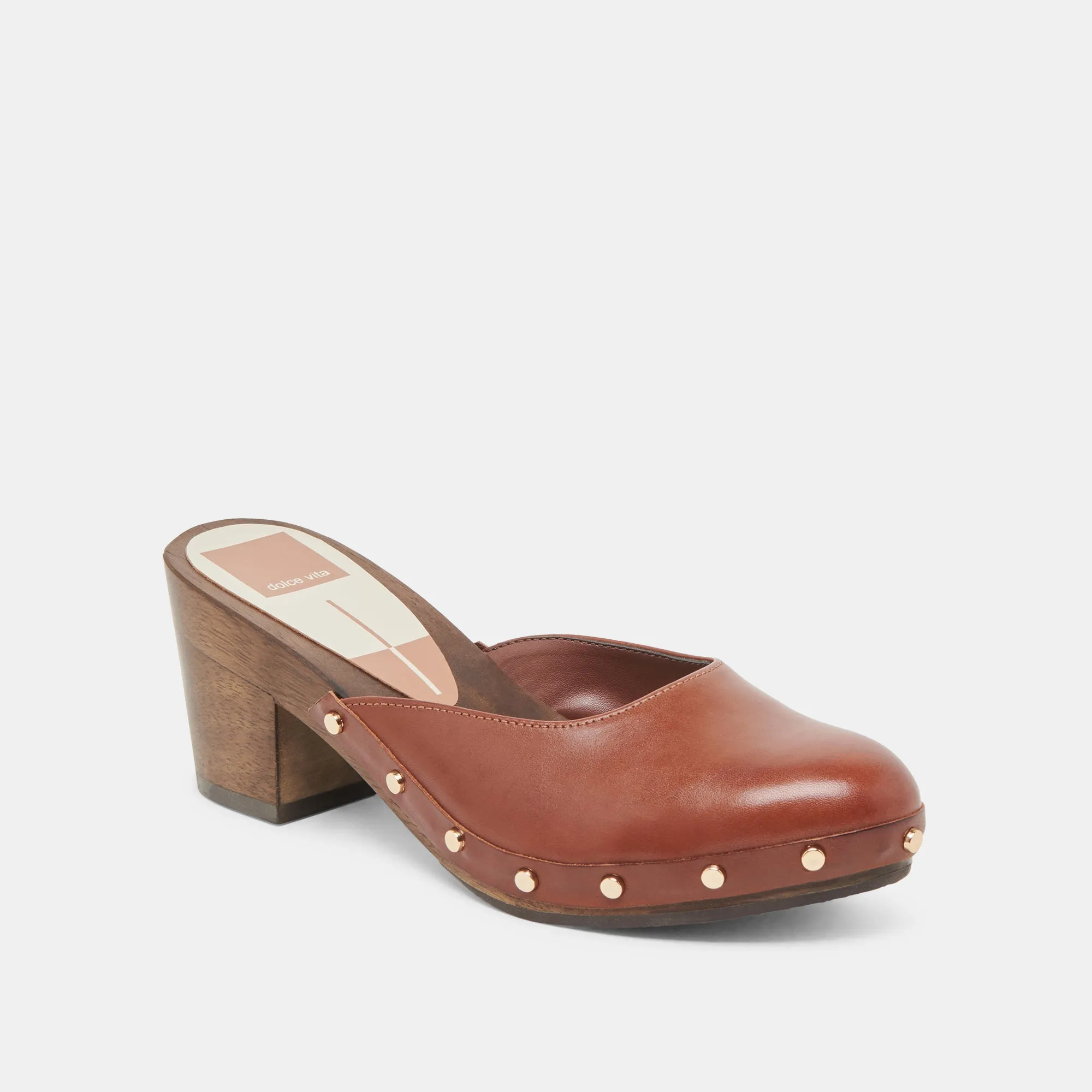 CAMYN HEELS BROWN LEATHER Dolce Vita