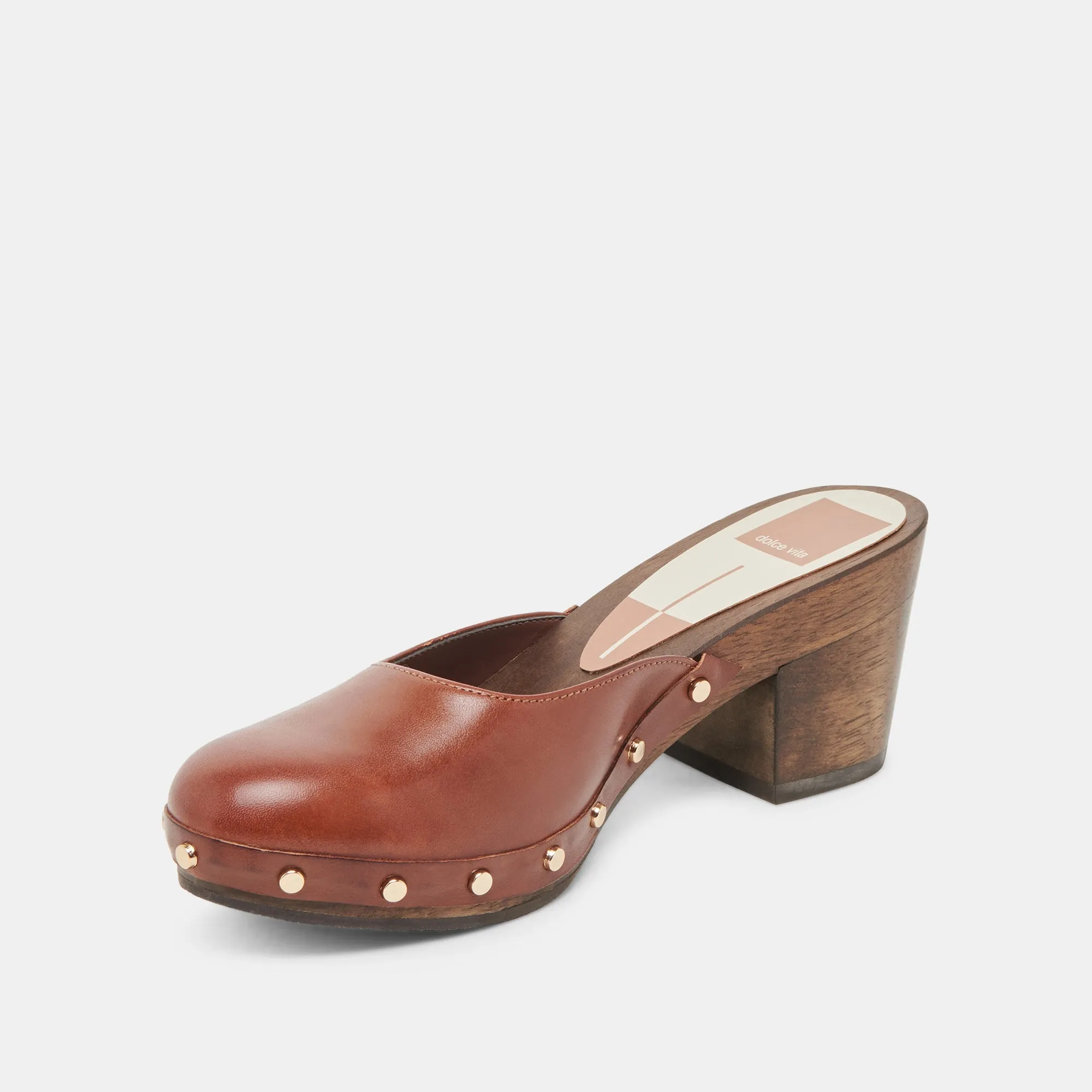 CAMYN HEELS BROWN LEATHER Dolce Vita
