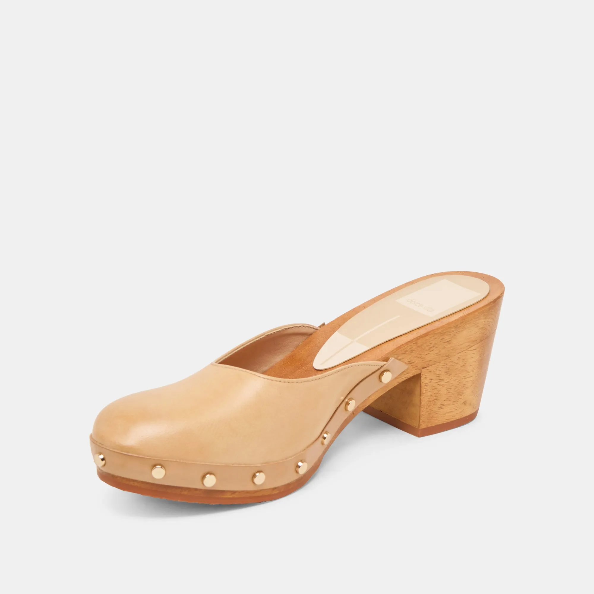 CAMYN HEELS CAFE LEATHER Dolce Vita