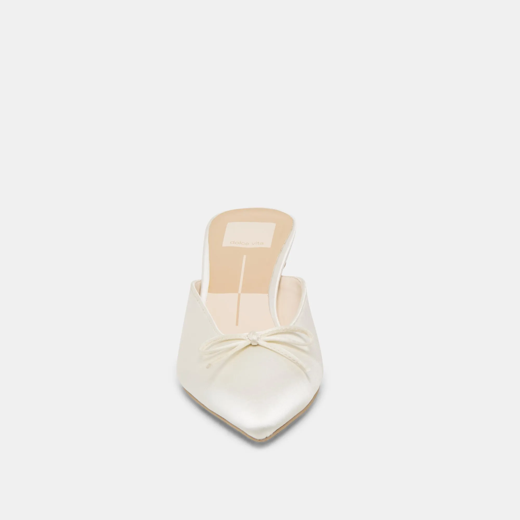 CLEO HEELS OFF WHITE SATIN Dolce Vita