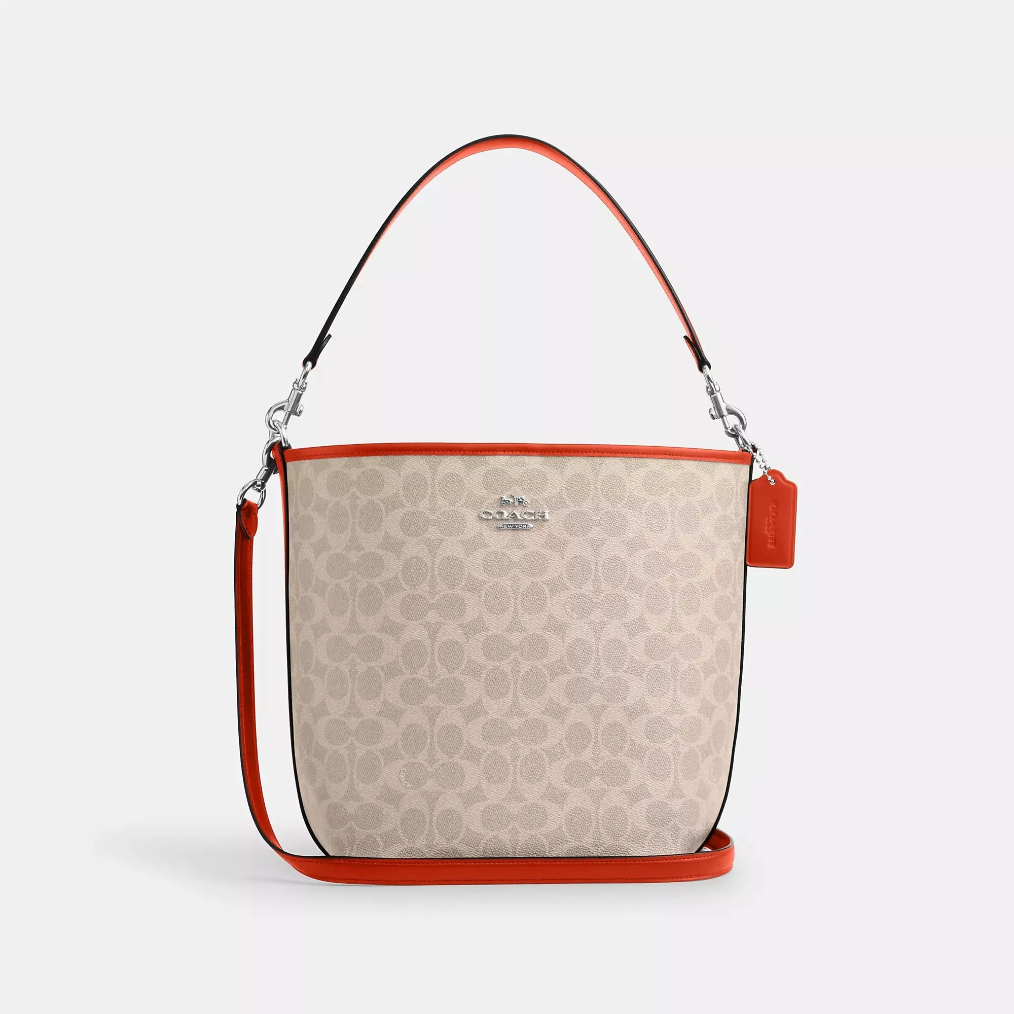 Coach Outlet City Large Bucket Bag In Signature Canvas