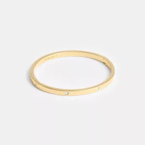 Coach Outlet Stone Hinged Bangle