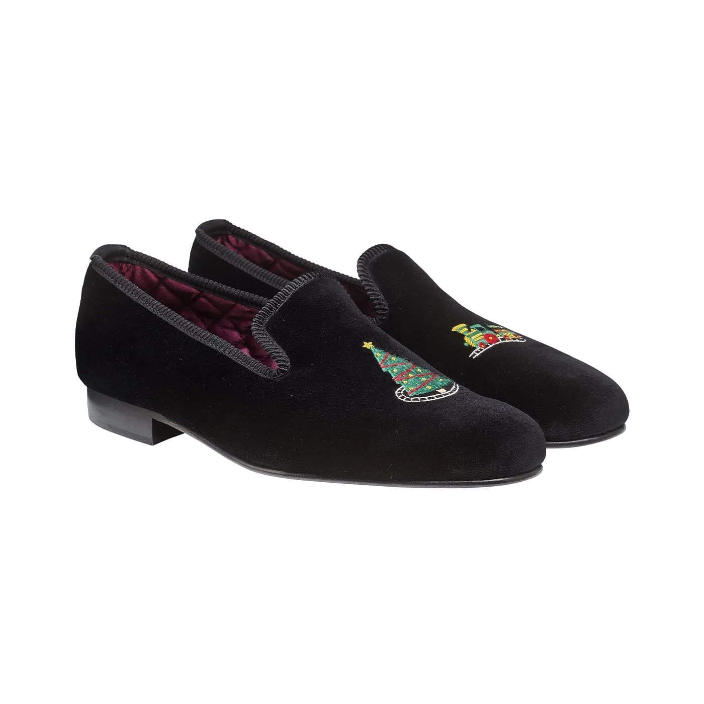 Crockett & Jones Christmas Tree Black Velvet