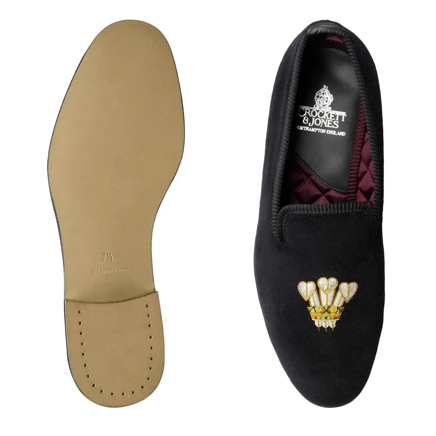 Crockett & Jones P.O.W Black Velvet