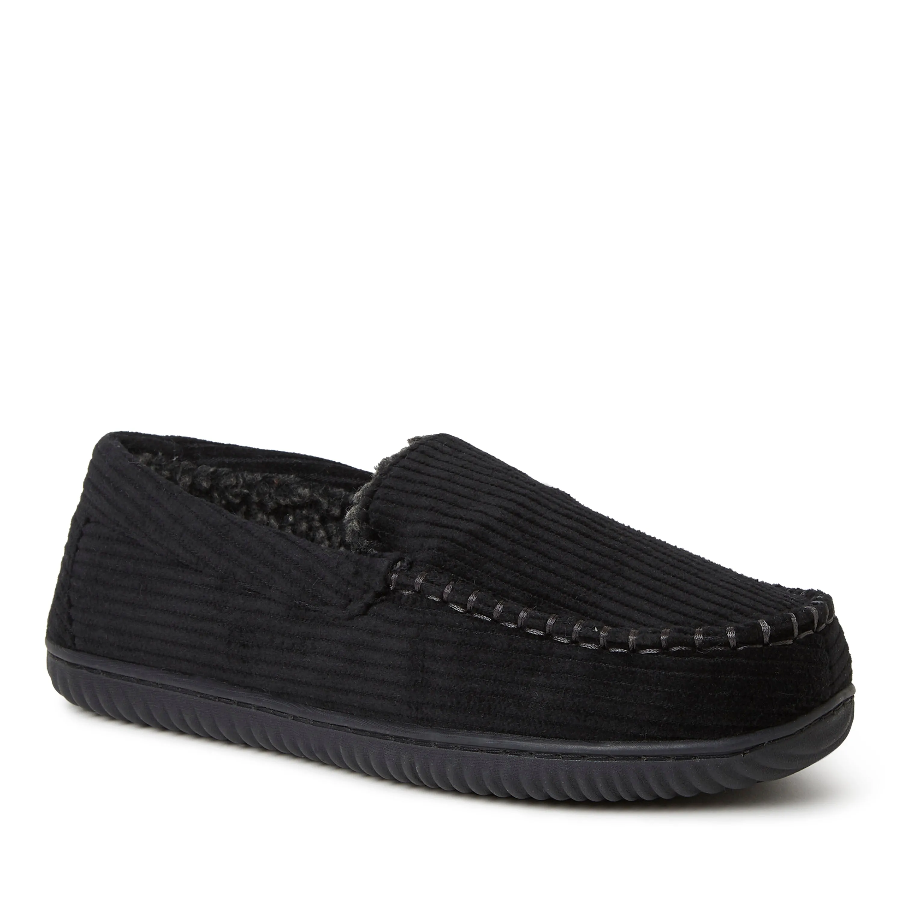 Dearfoams Mens Niles Cord Moc