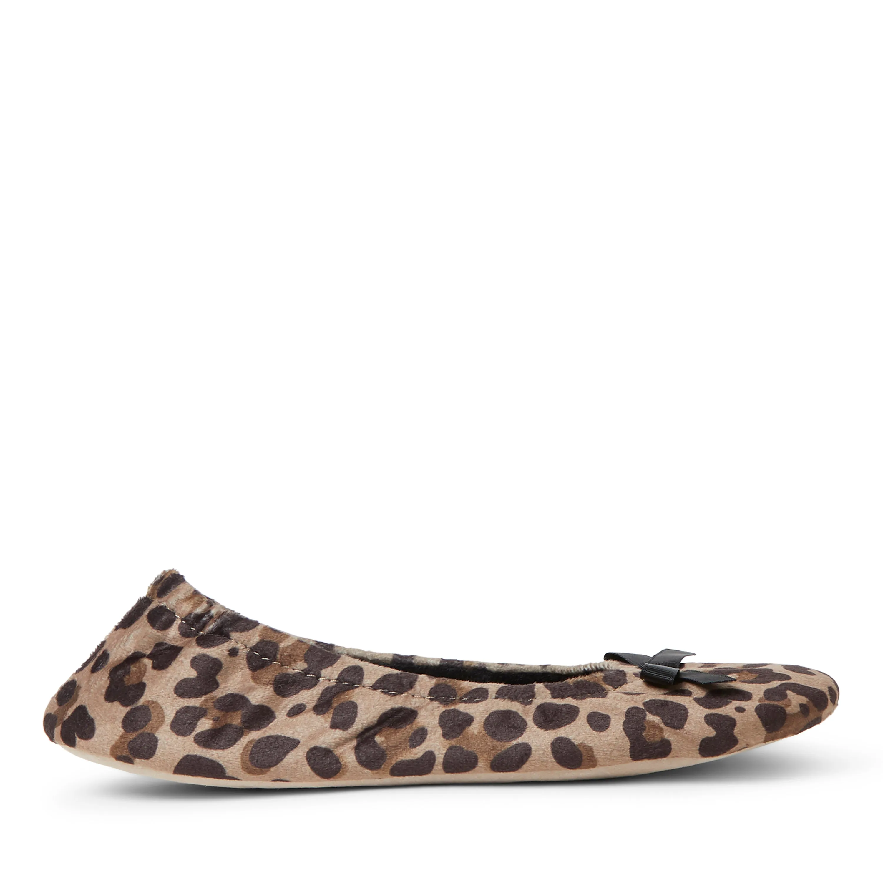 Dearfoams Women's Layla Ballerina with Genuine Suede Outsole