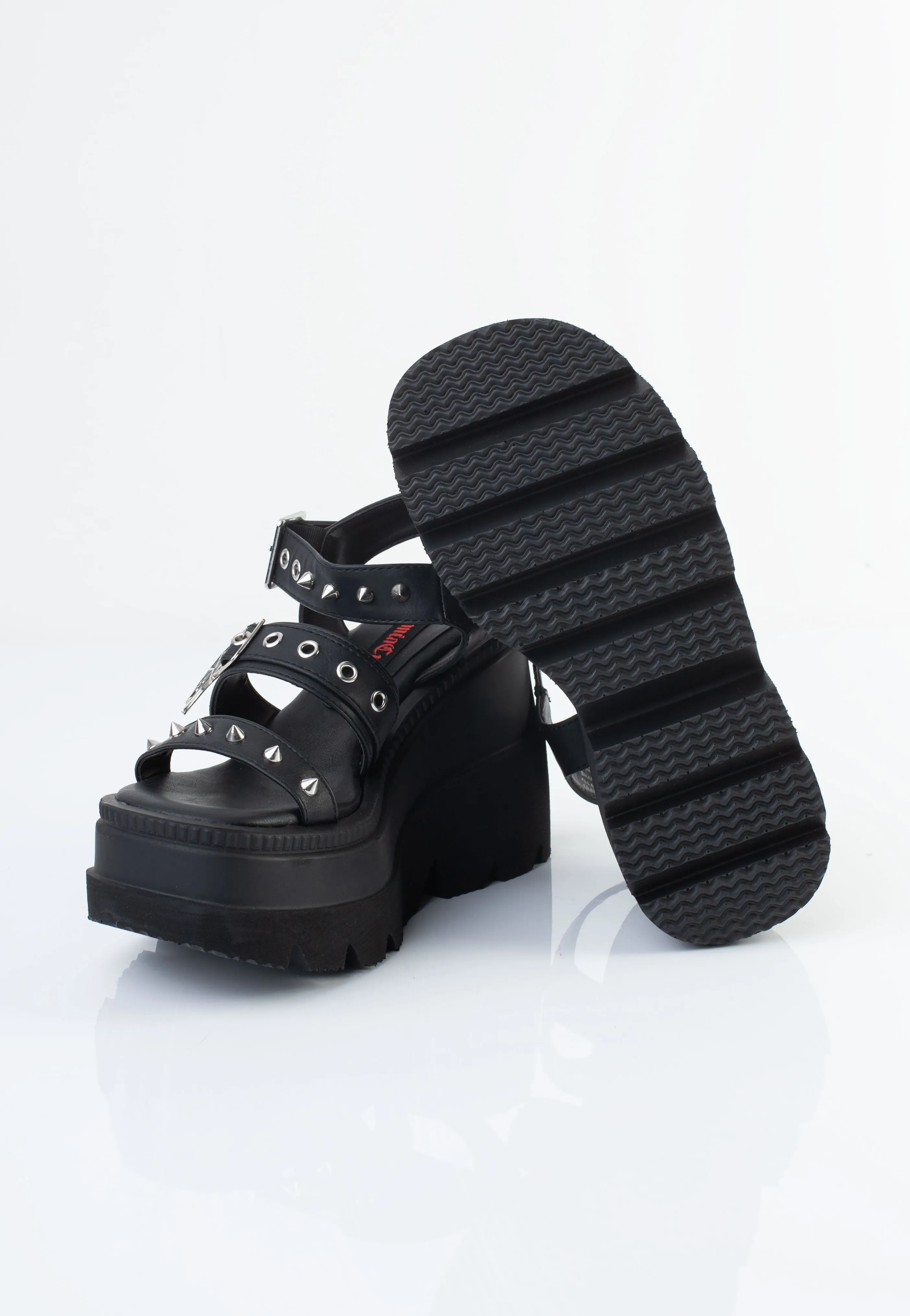 DemoniaCult - Wedge PF Ankle Strap - Girl Sandals