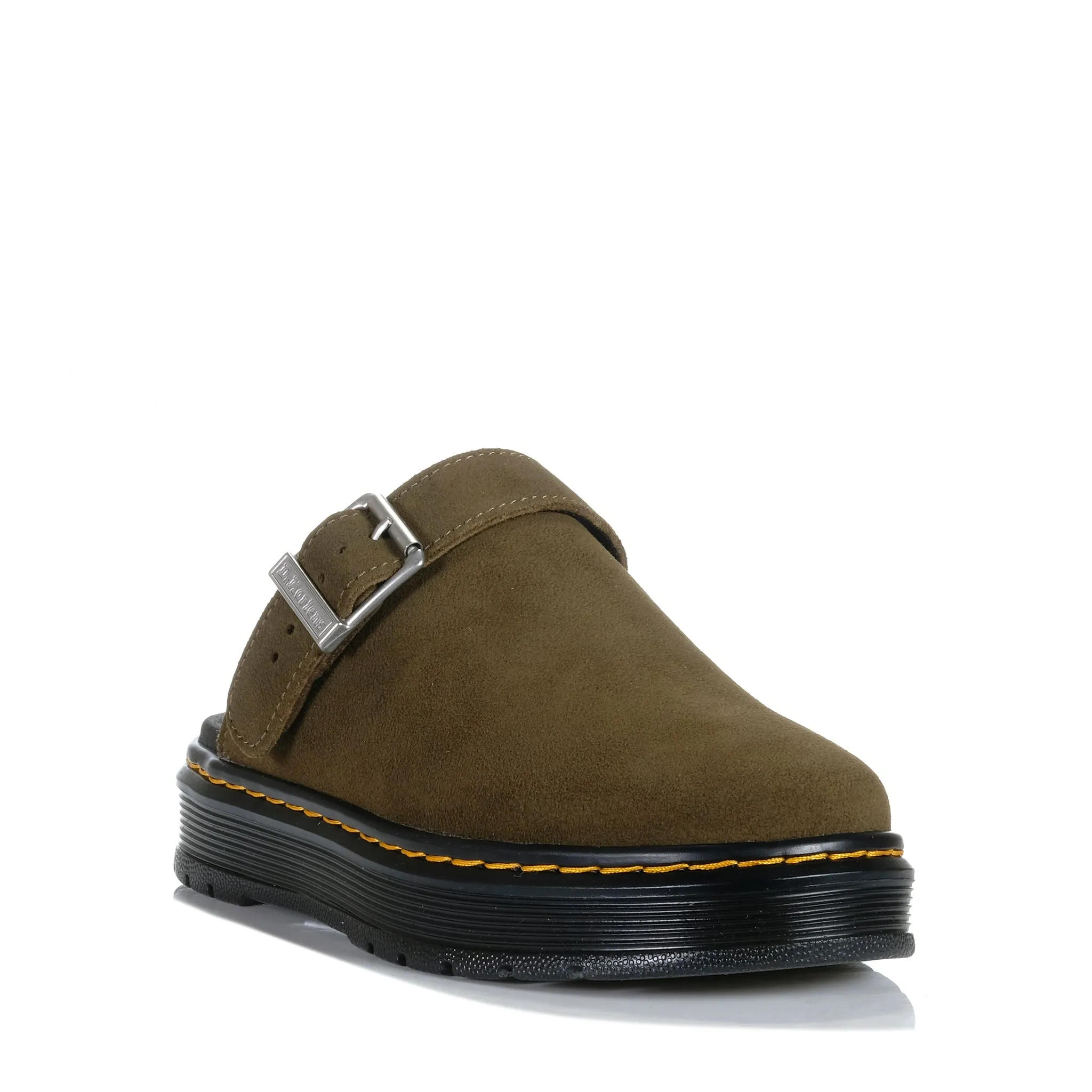 Dr Martens Brookline Mule Bronx Suede Olive