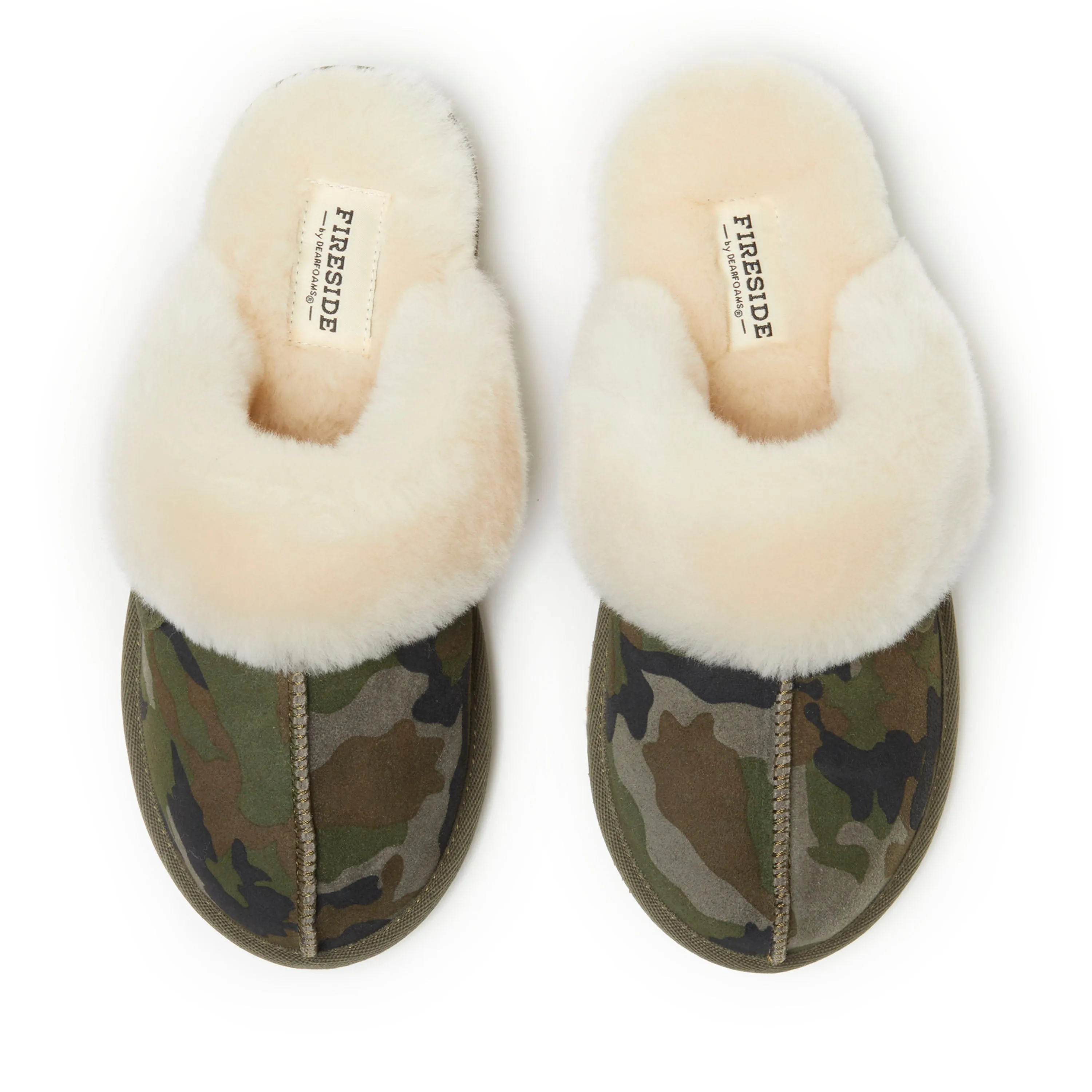 Fireside By Dearfoams Women's Sydney Genuine Shearling Scuff