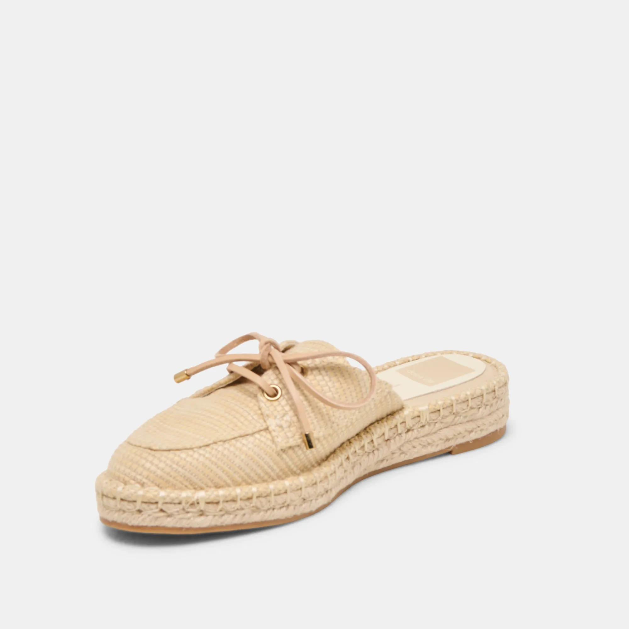 HATIE FLATS NATURAL RAFFIA Dolce Vita