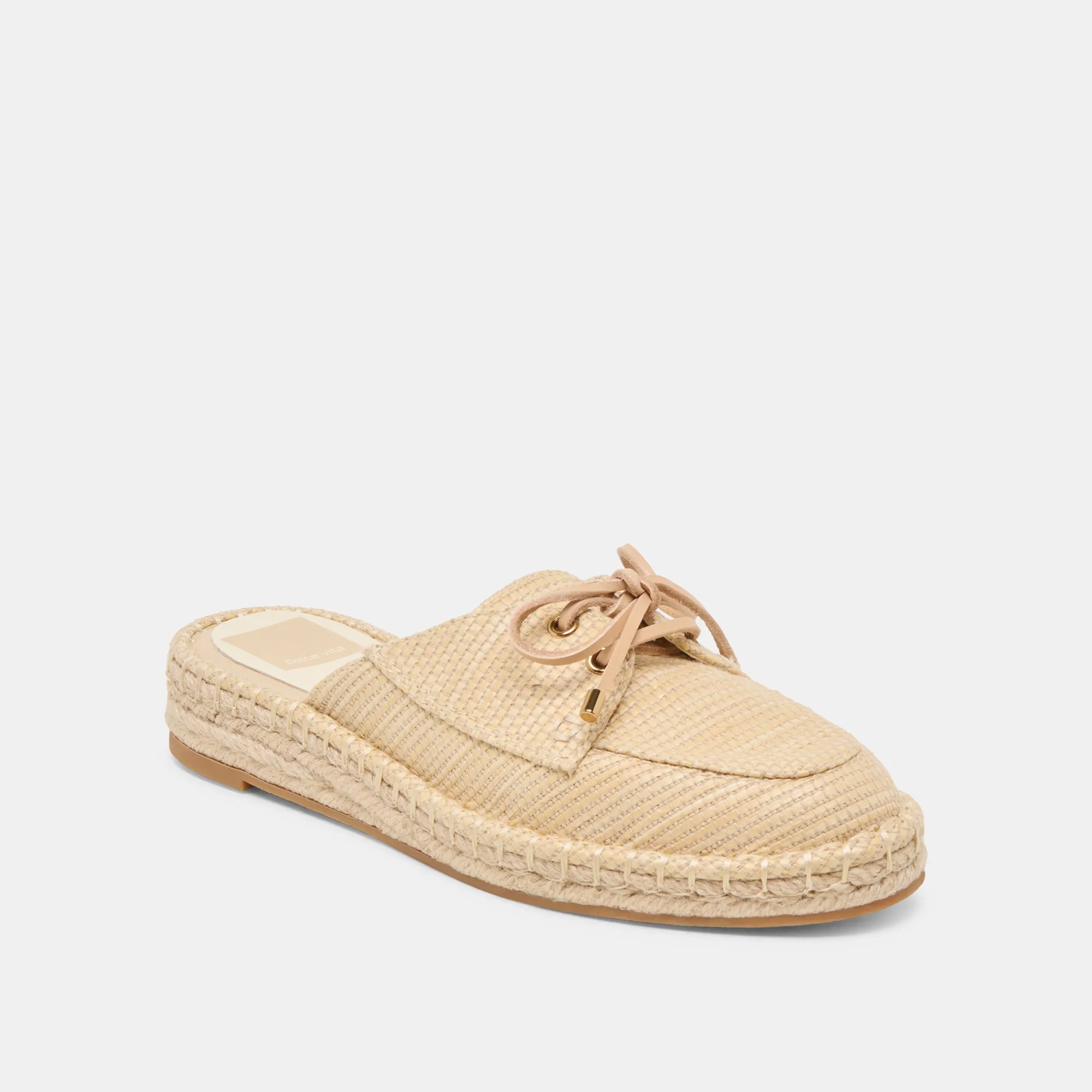 HATIE FLATS NATURAL RAFFIA Dolce Vita