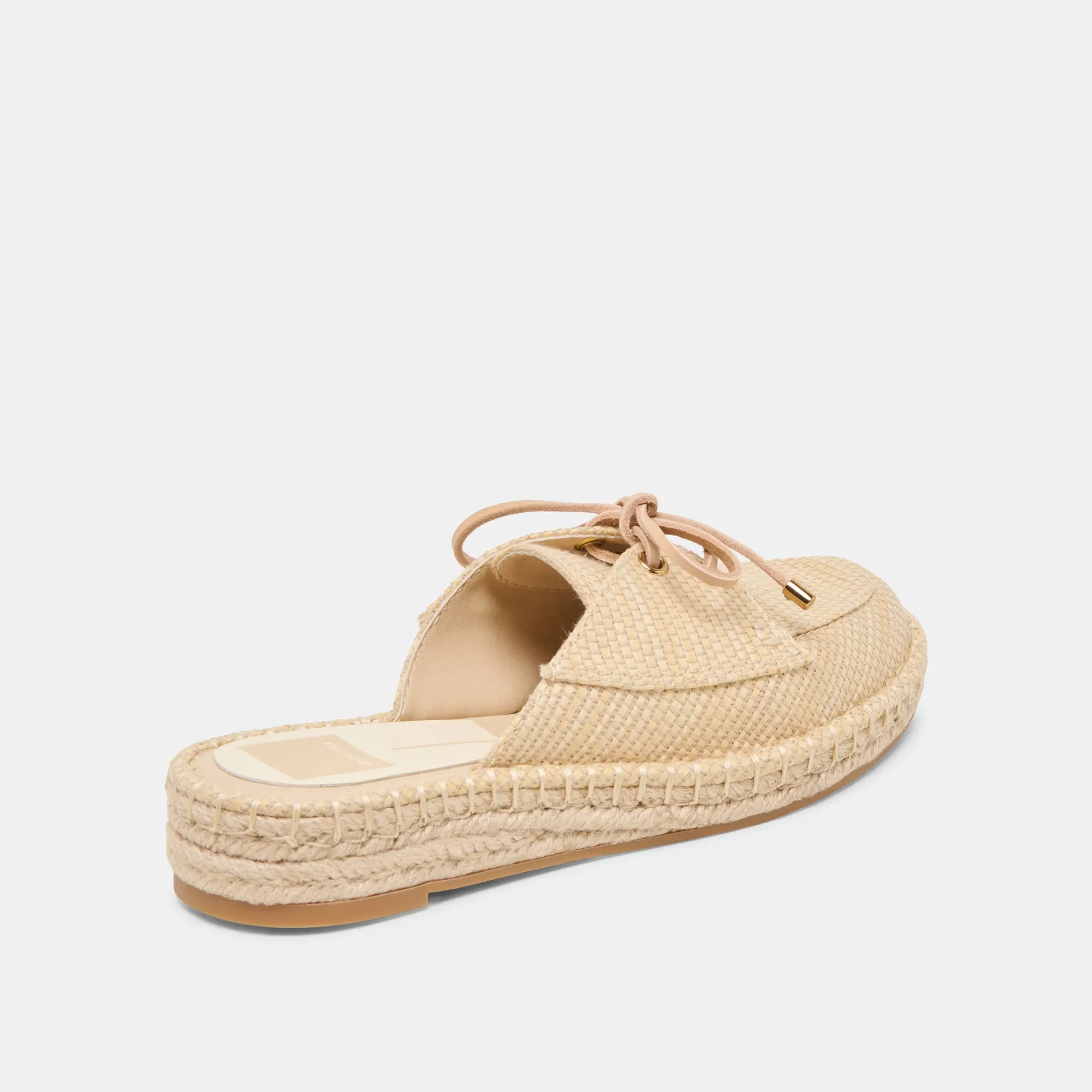HATIE FLATS NATURAL RAFFIA Dolce Vita