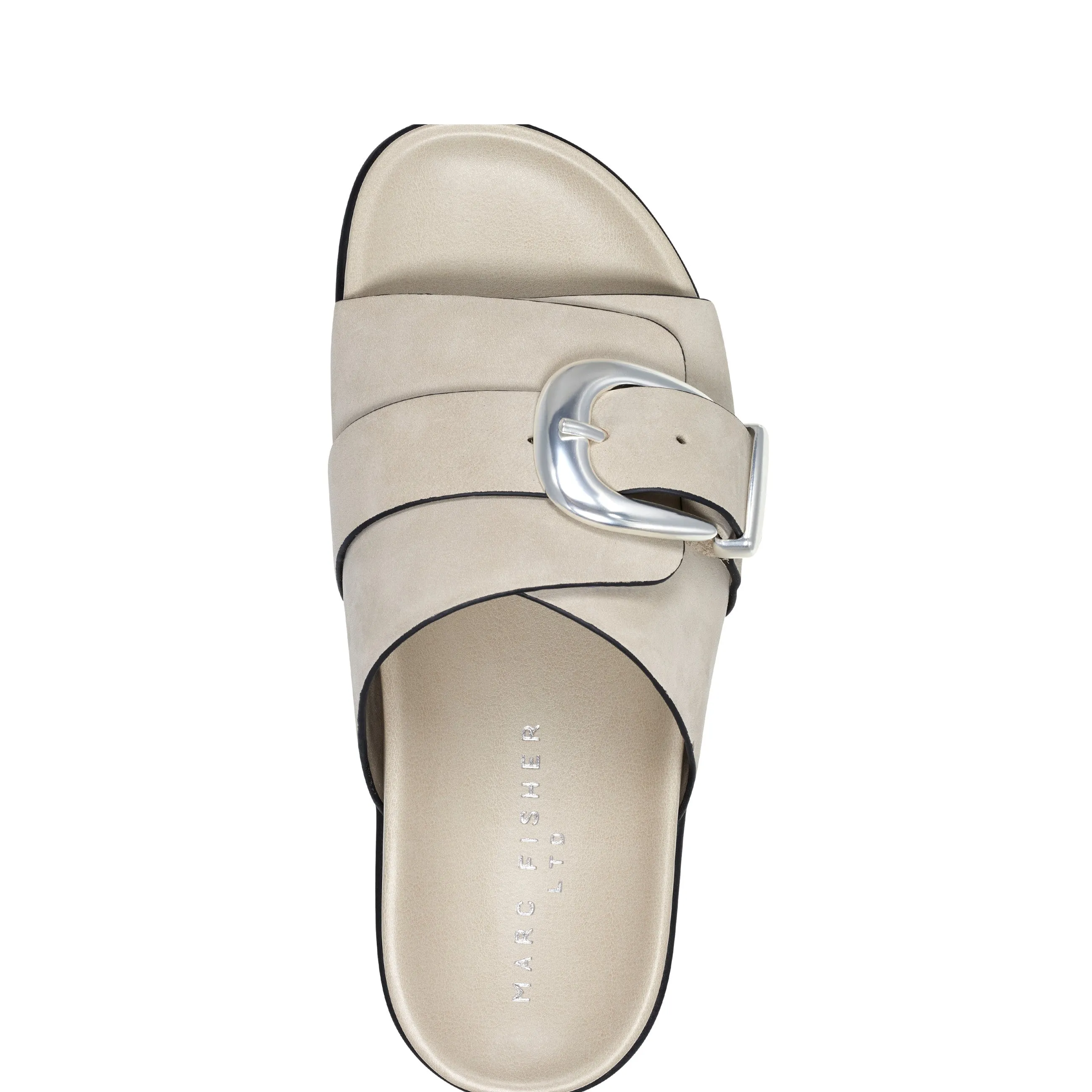 Hattie Footbed Slide Sandal -MARC FISHER