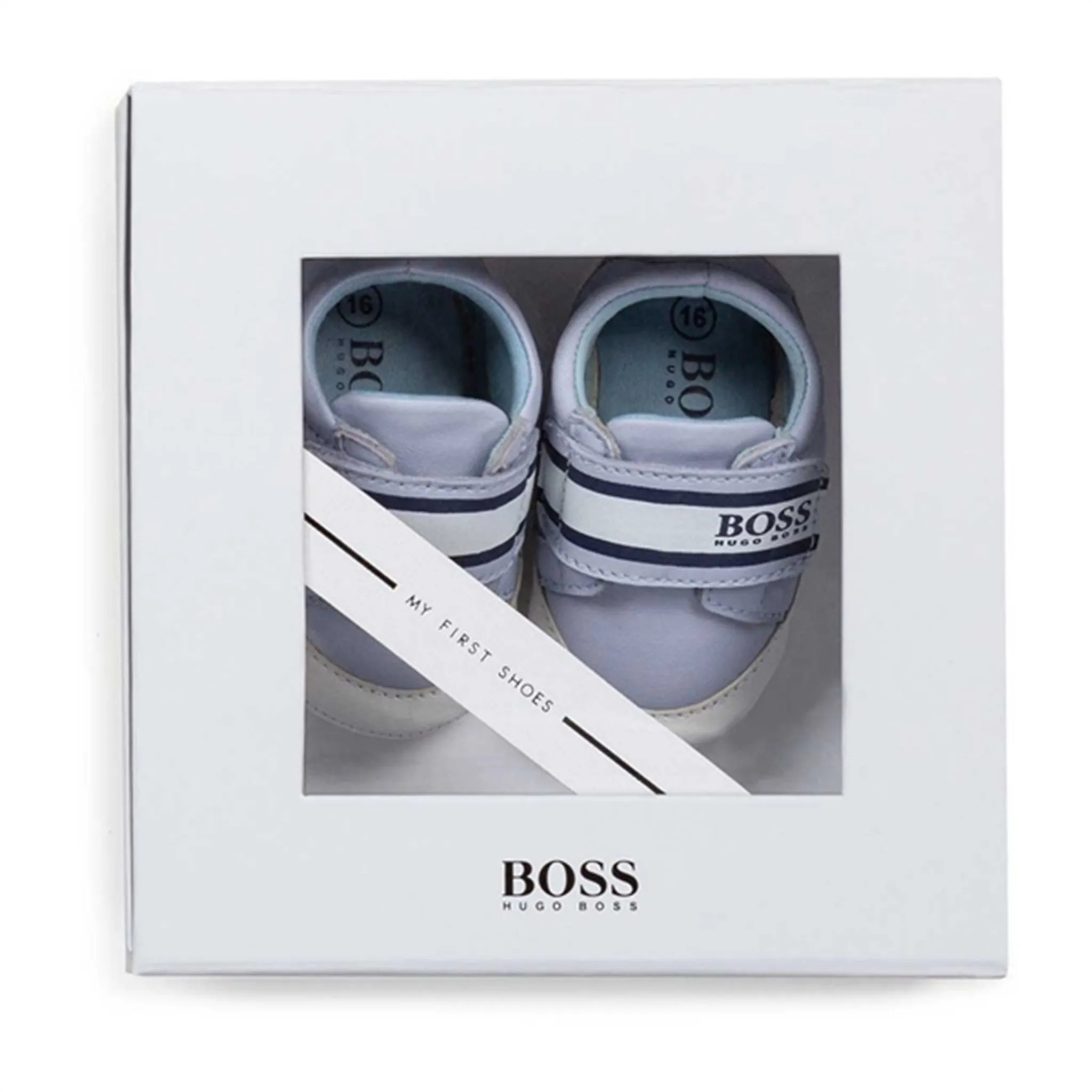 Hugo Boss Baby Boy Slippers Pale Blue