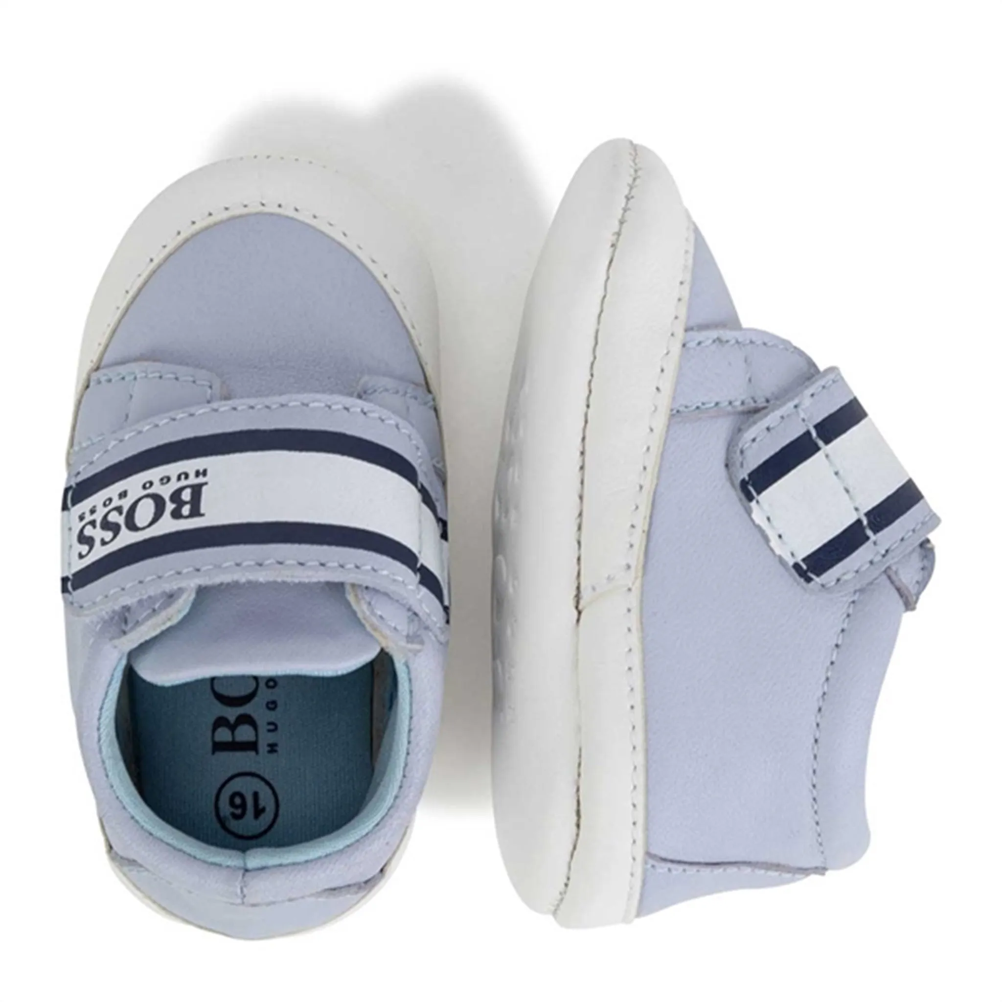 Hugo Boss Baby Boy Slippers Pale Blue
