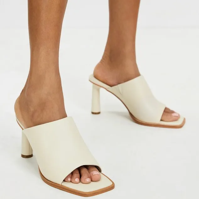 Jacque Heel Off White SOL SANA