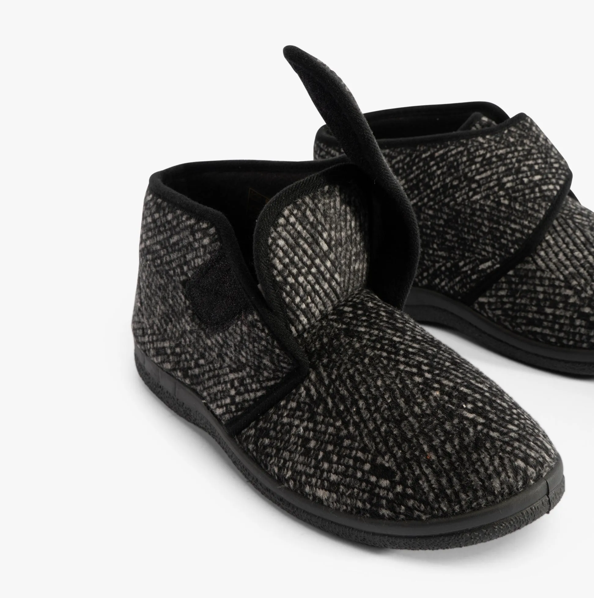 Jo & Joe BOB Mens Slippers Charcoal