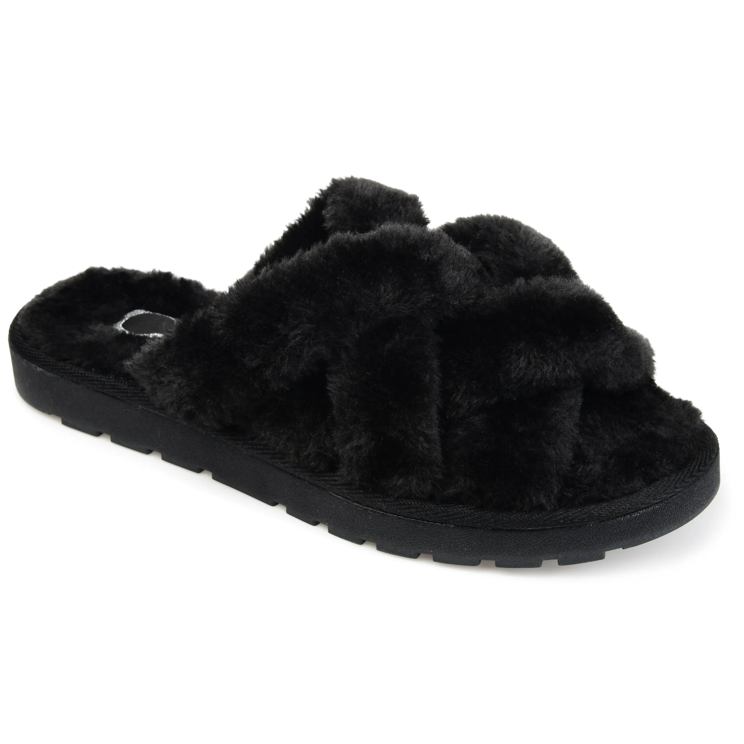Journee Collection Women's Faux Fur Quiet Slipper