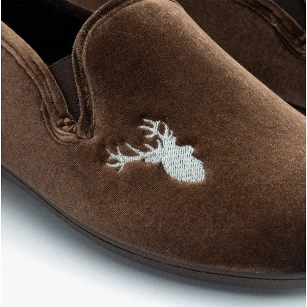 Lotus CLARENCE Mens Slippers Brown