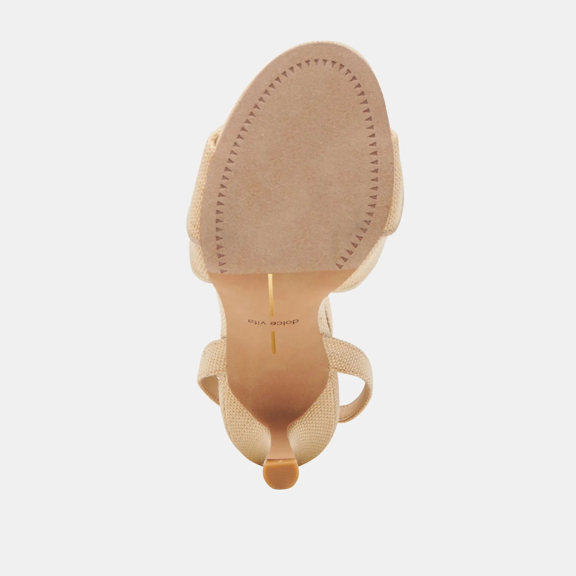 LUNETE HEELS LT NATURAL WOVEN RAFFIA Dolce Vita
