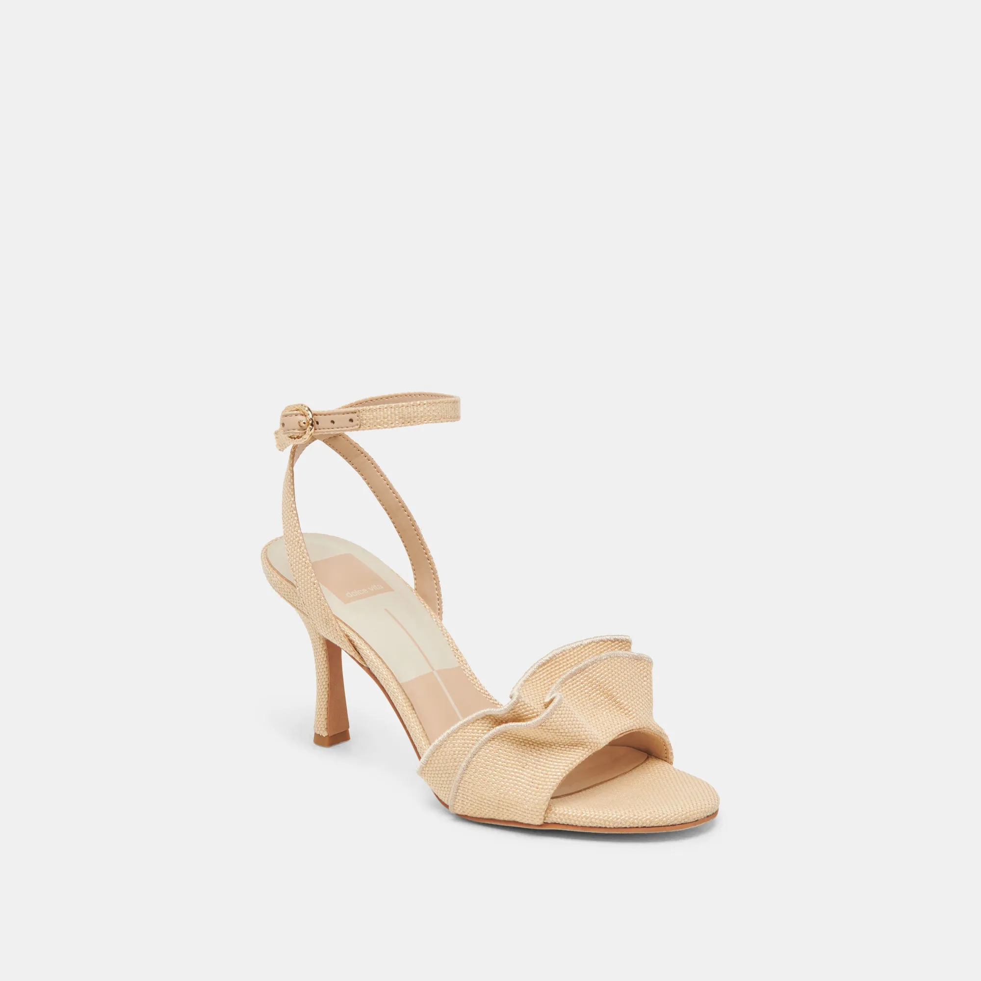 LUNETE HEELS LT NATURAL WOVEN RAFFIA Dolce Vita
