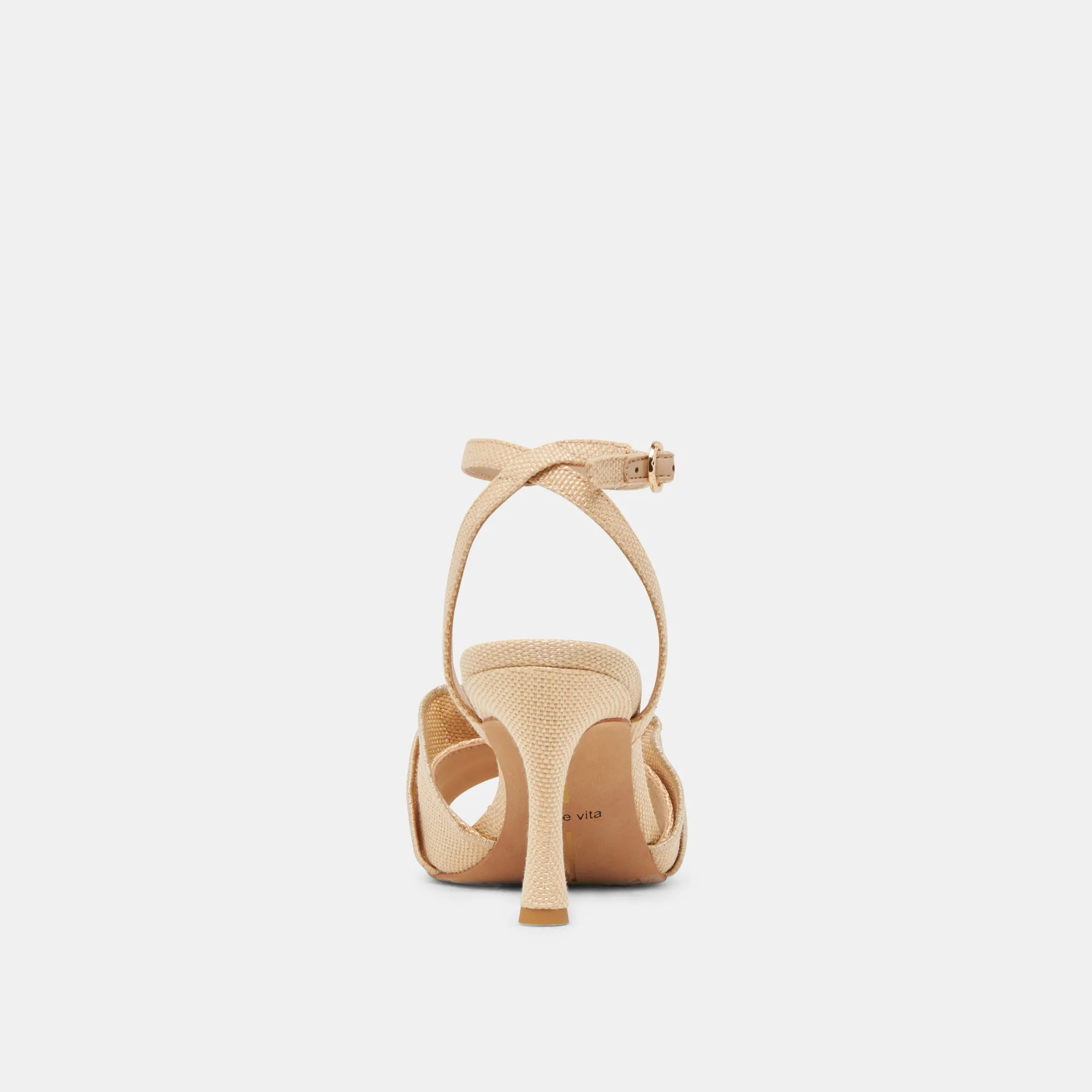 LUNETE HEELS LT NATURAL WOVEN RAFFIA Dolce Vita