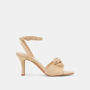 LUNETE HEELS LT NATURAL WOVEN RAFFIA Dolce Vita