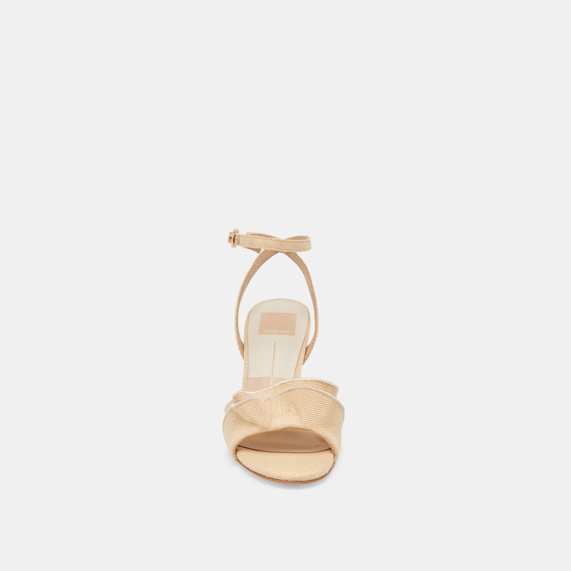 LUNETE HEELS LT NATURAL WOVEN RAFFIA Dolce Vita