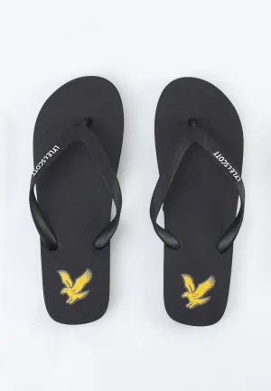 Lyle & Scott - Flip Flop Jet Black - Sandals