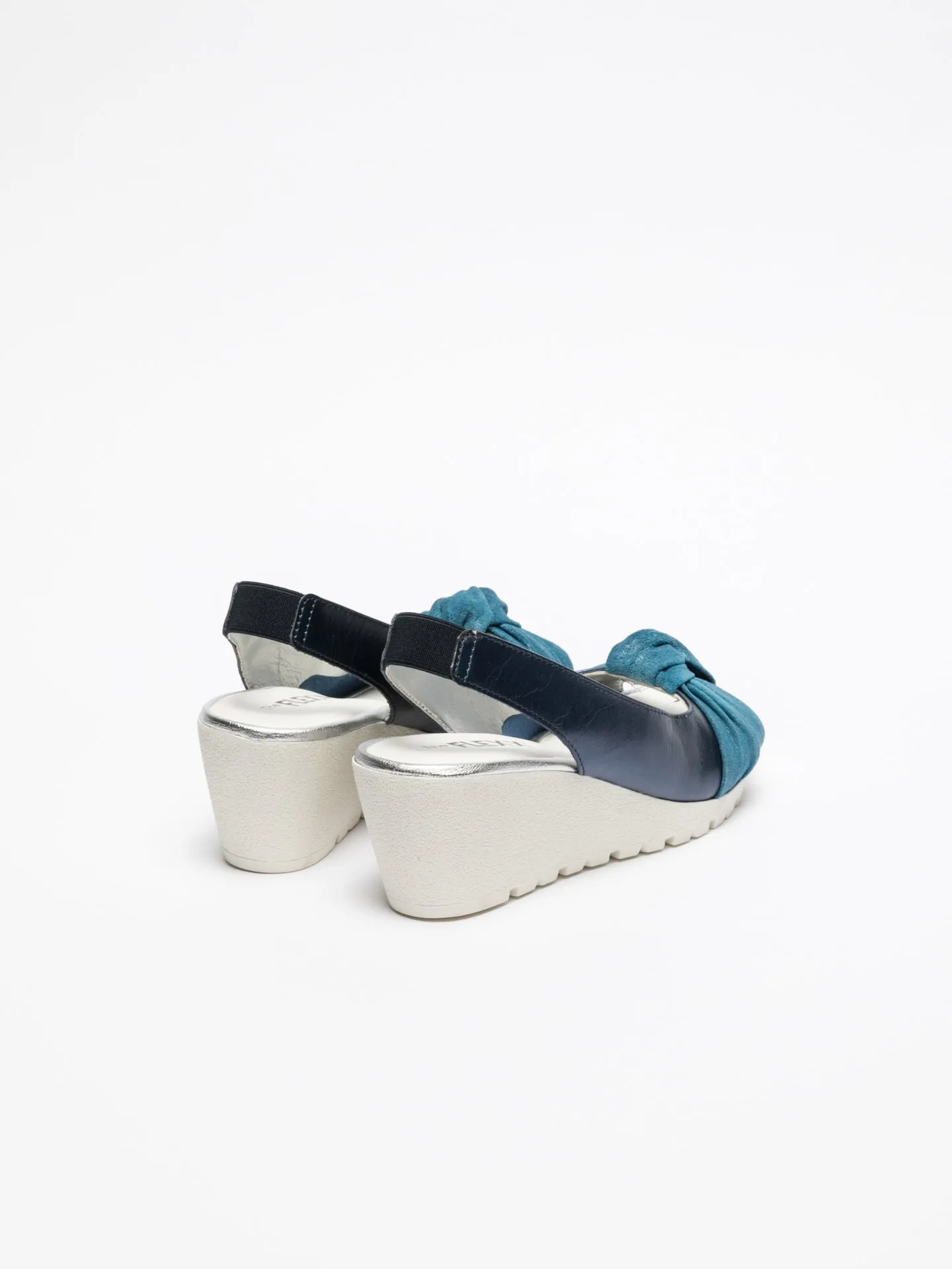 Navy Sling-Back Sandals
