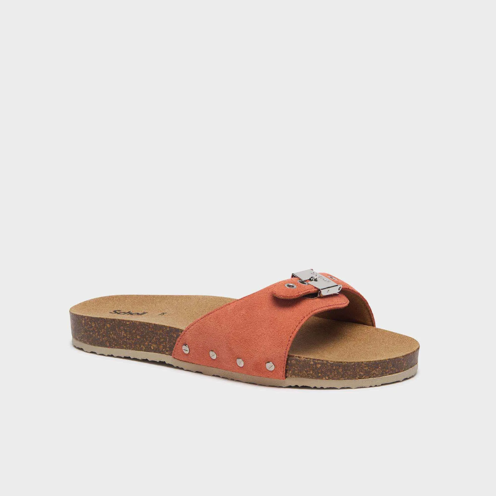 Pescura Flat Cork Women Shoes-Scholl