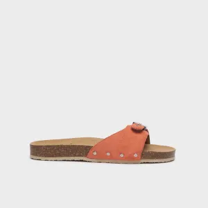 Pescura Flat Cork Women Shoes-Scholl