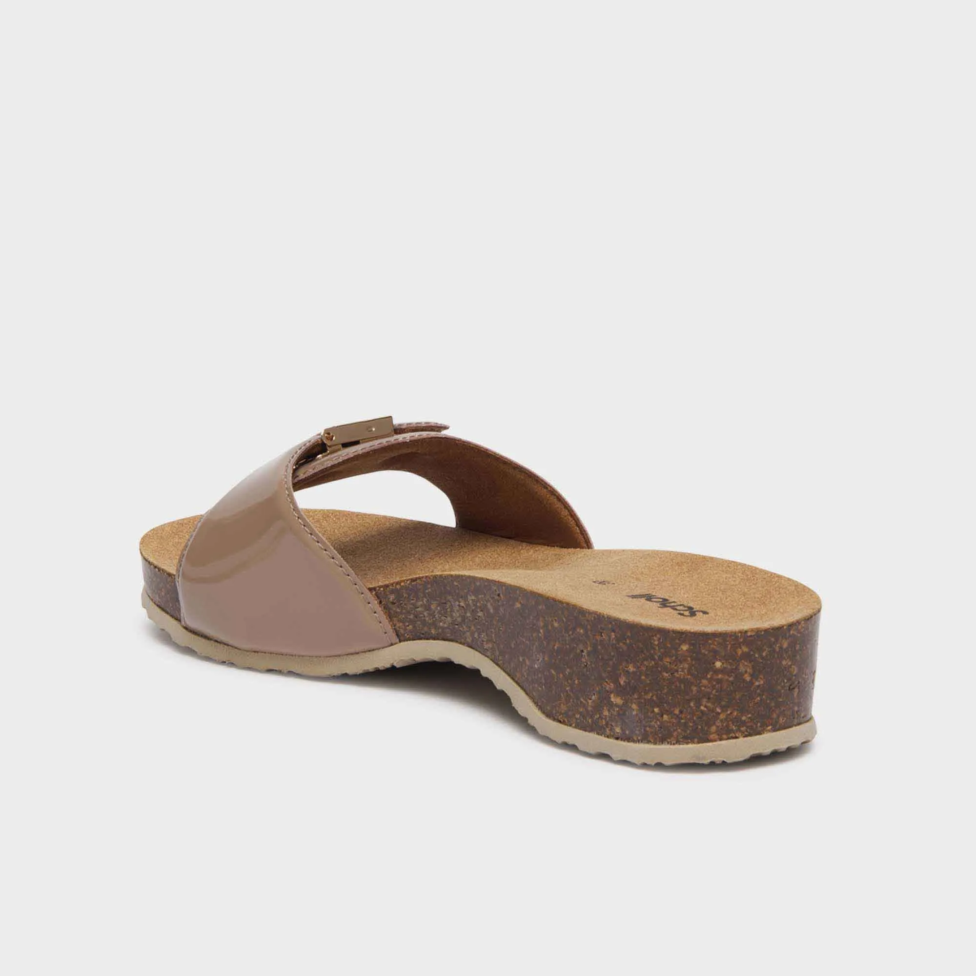 Pescura Heel Cork Women Shoes-Scholl
