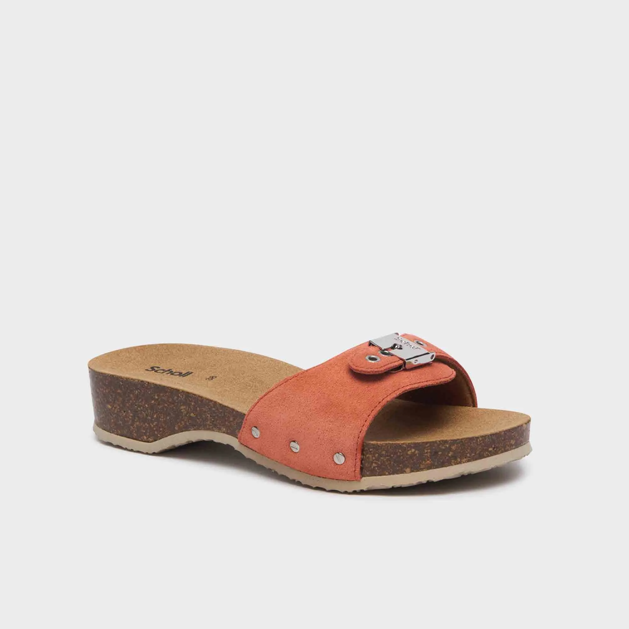 Pescura Heel Cork Women Shoes-Scholl